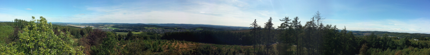 Lennesteig #03: Altena – Werdohl - Blick vom Quitmannsturm