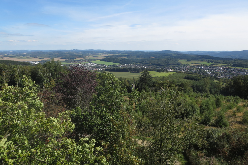 Lennesteig #03: Altena – Werdohl - Blick vom Quitmannsturm