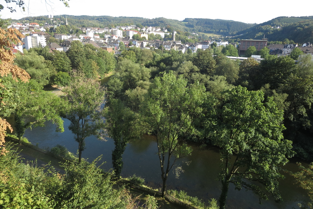Lennesteig #03: Altena – Werdohl - Blick auf Werdohl