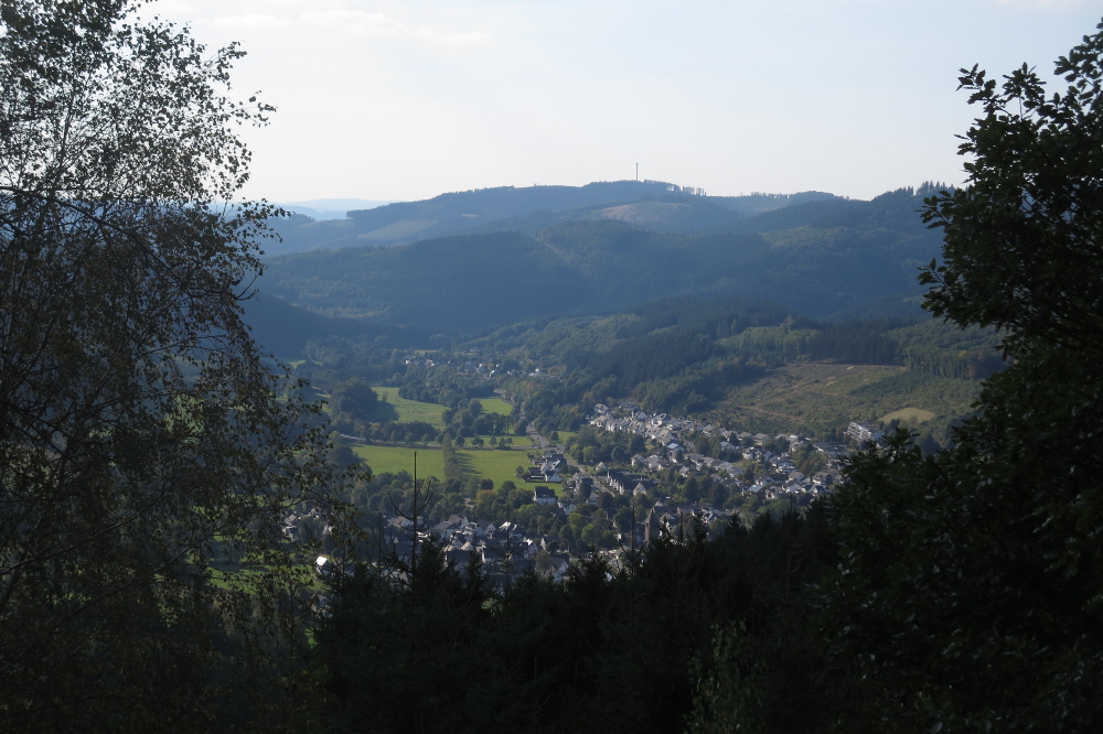 Lennesteig #08: Altenhundem - Saalhausen - Blick auf Saalhausen