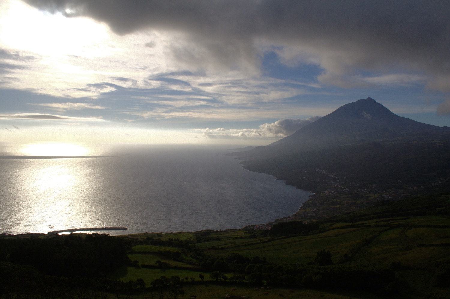 Pico im Abendlicht