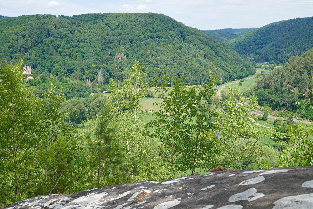 Premiumwanderweg Römerpfad - Blick von der Geyersley