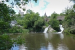 Traumpfad Pyrmonter Felsensteig - Wasserfall bei der Pyrmonter Mühle