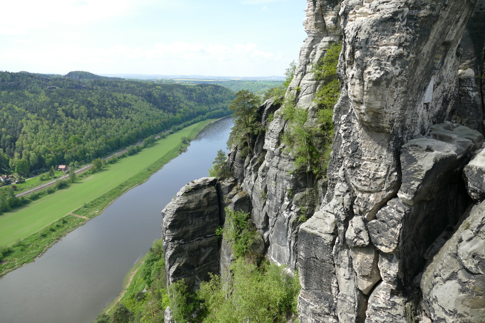 Malerweg #2 - Blick auf die Elbe von der Bastei