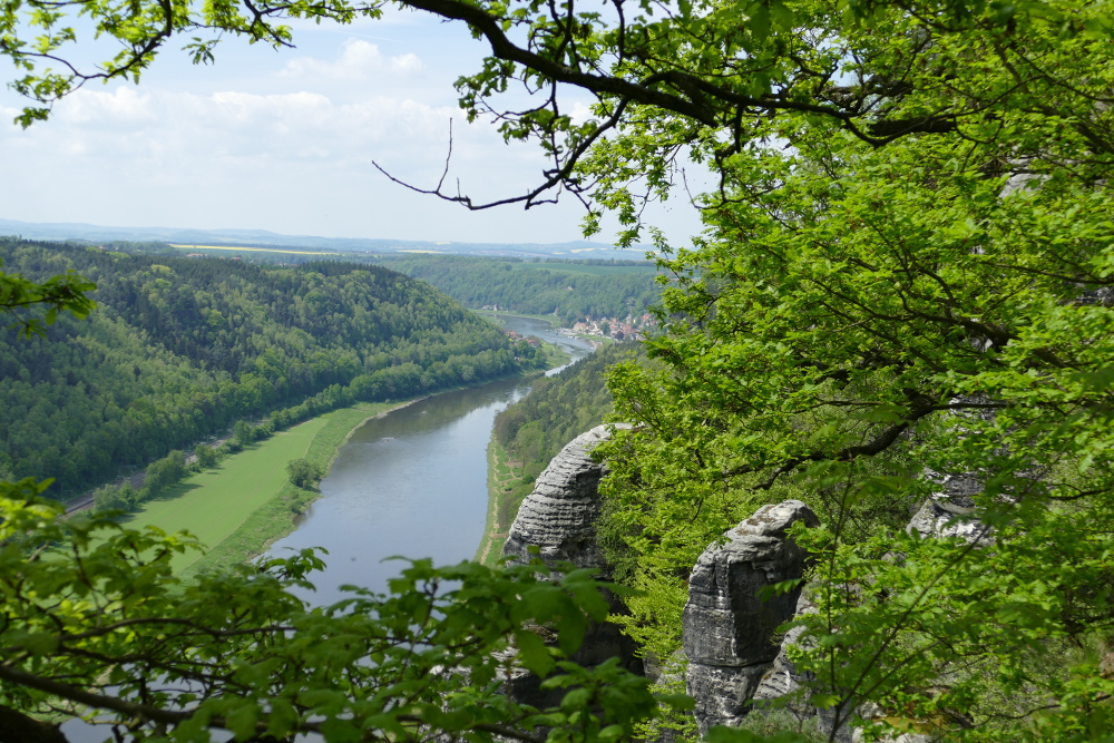 Malerweg #2 - Blick auf die Elbe von der Bastei