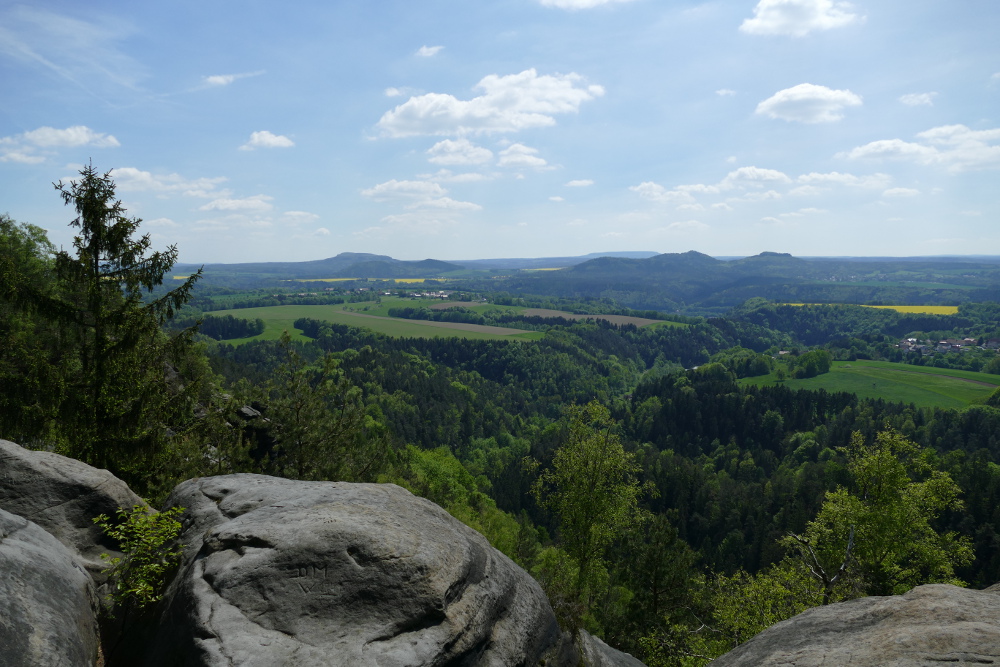 Malerweg #3 - Ausblick kurz hinter Waitzdorf