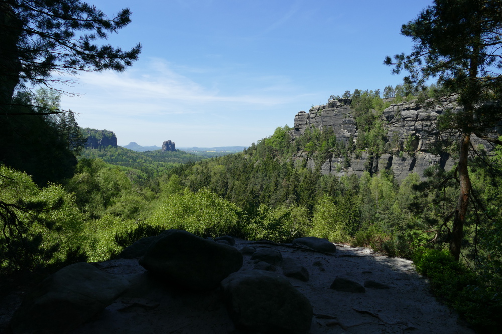 Malerweg #4 - Blick von der kleinen Domstiege