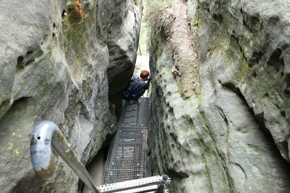 Malerweg #6 - Abstieg durch die Falkenschlucht