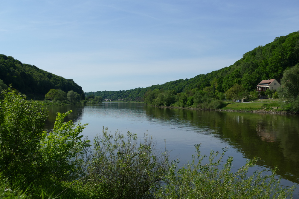 Malerweg #8 - Die Elbe bei Obervogelgesang