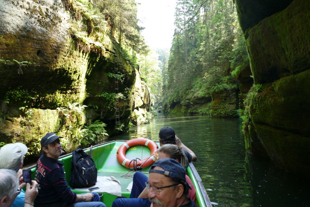 Prebischtor und Kamnitzklamm - Kahnfahrt in der Kamnitzklamm