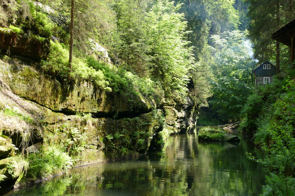 Prebischtor und Kamnitzklamm - In der Kamnitzklamm