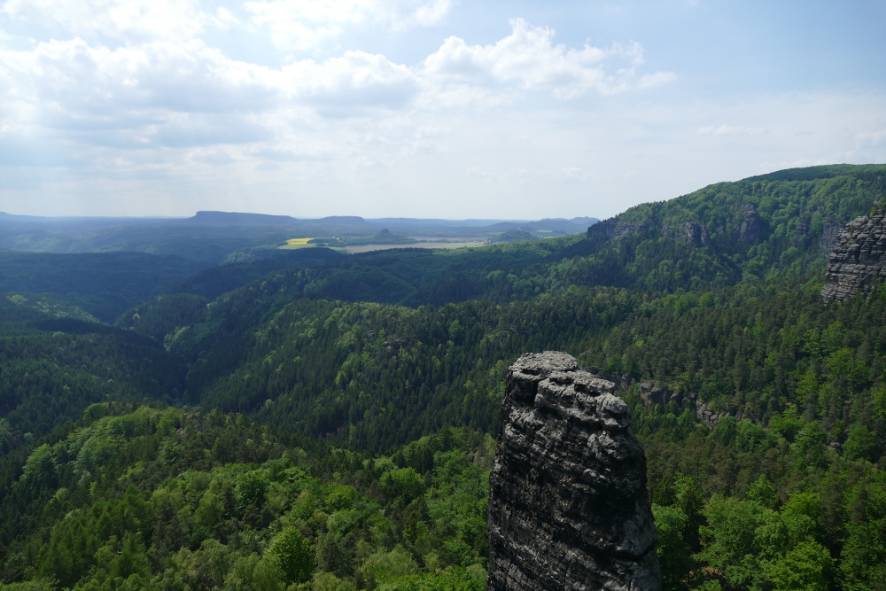 Prebischtor und Kamnitzklamm - Blick vom Prebischtor