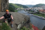 Klettersteig in Děčín