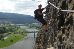 Klettersteig in Děčín