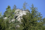 Malerweg #3 - Blick aus dem Polenztal hoch zum Hockstein