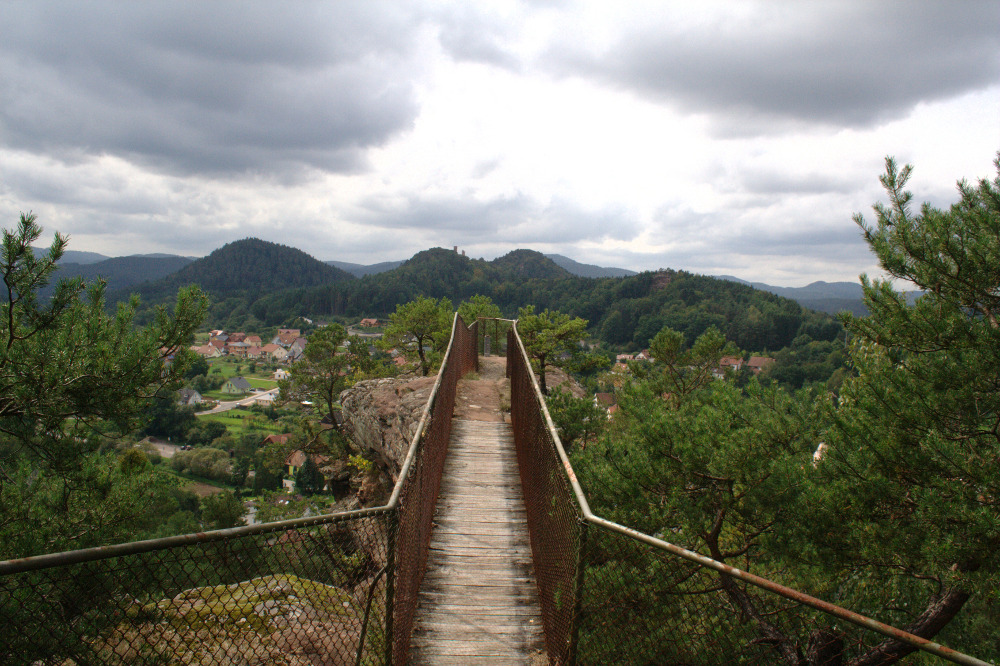 Felsenland Sagenweg - Steg zum Felslandblick