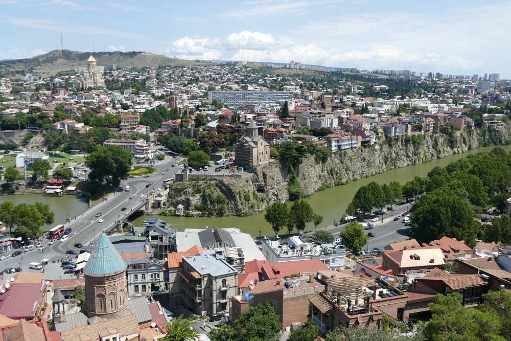 Georgien - Tiflis, Metechi-Kirche