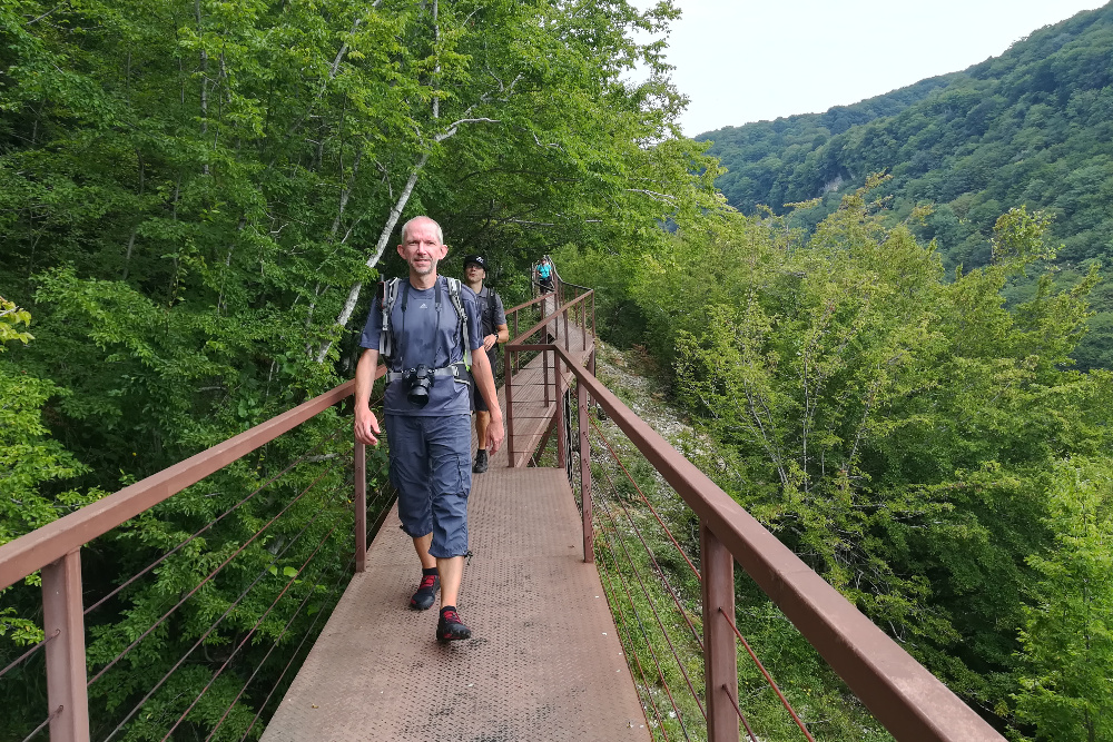 Georgien - Wanderung im Okatse-Canyon