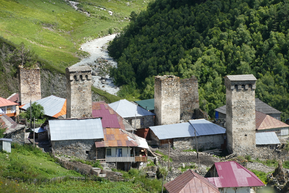 Georgien - Blick auf Adishi
