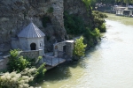 Georgien - Tiflis, Kapelle am Kura Fluss