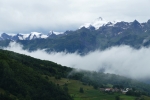 Georgien - Wanderung über den Baki-Pass, Blick auf die Lajla-Kette