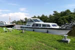 Mit dem Hausboot durch Friesland - Liegeplatz für die Nacht