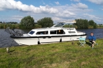 Mit dem Hausboot durch Friesland - Liegeplatz für die Nacht