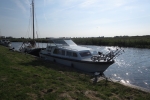 Mit dem Hausboot durch Friesland - Liegeplatz für die Nacht