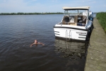 Mit dem Hausboot durch Friesland