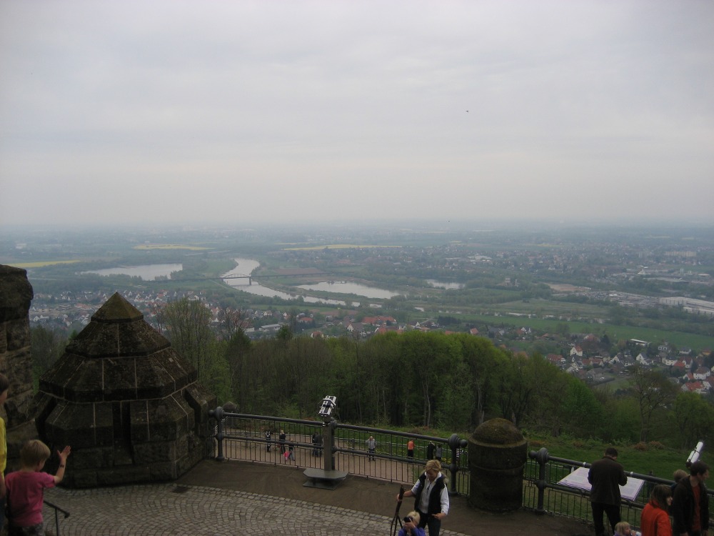 Porta Westfalica - Blick nach Norden