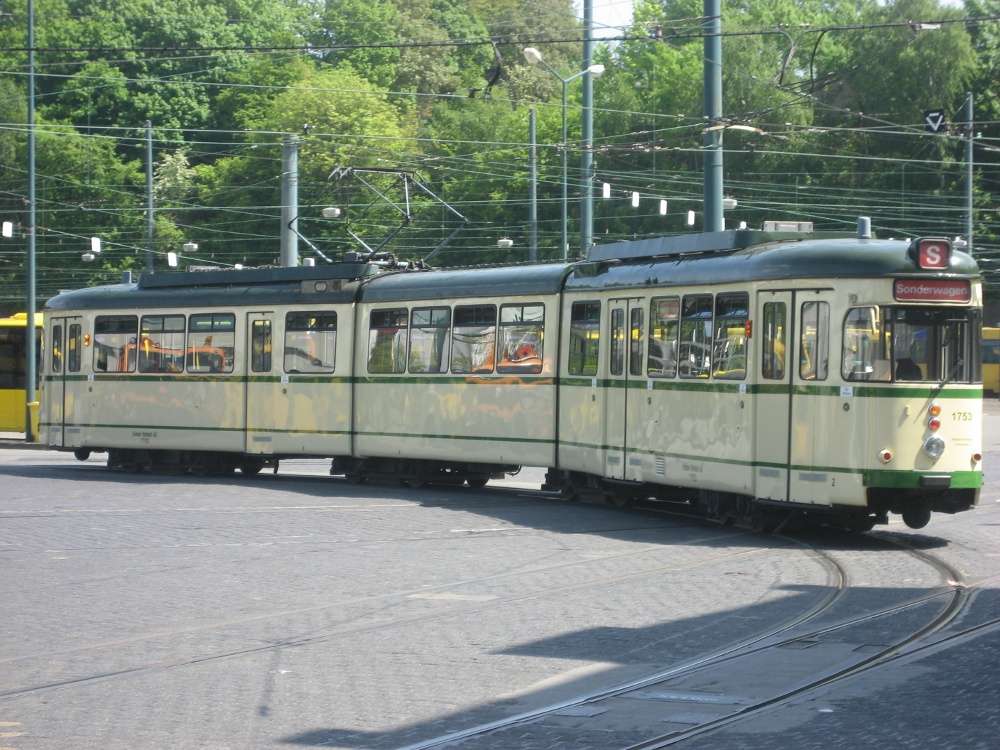 Auf dem Betriebshof der EVAG
