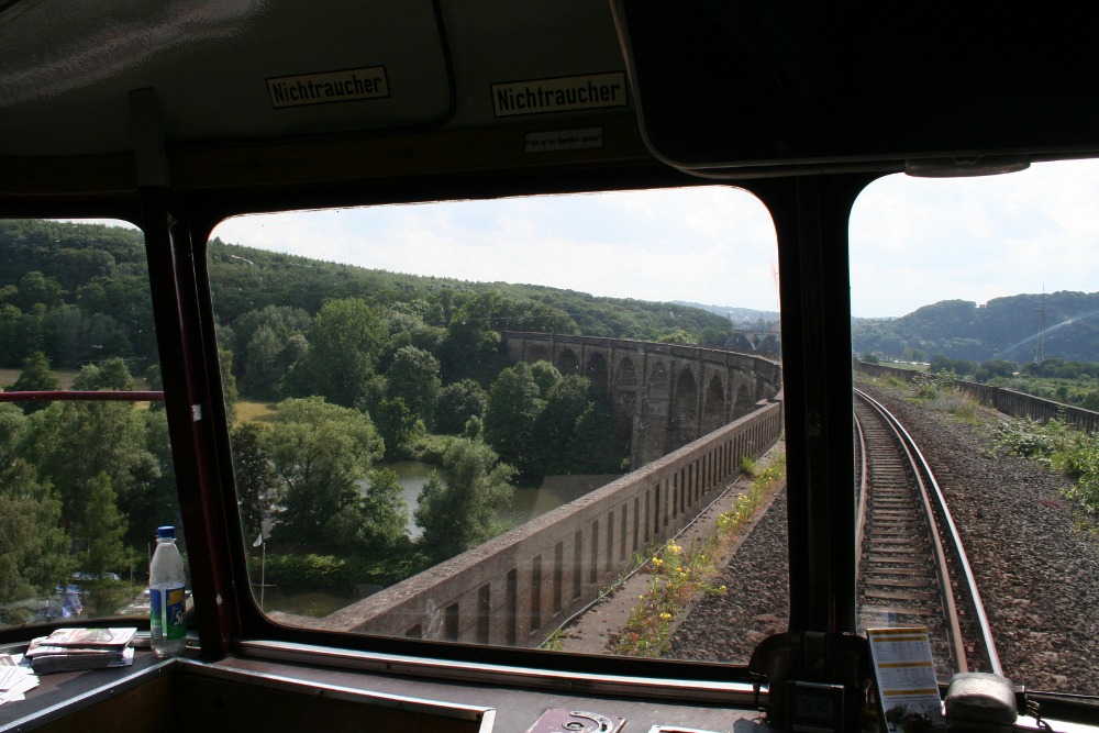 Teckel - Ruhr-Viadukt in Herdecke (Rückfahrt)