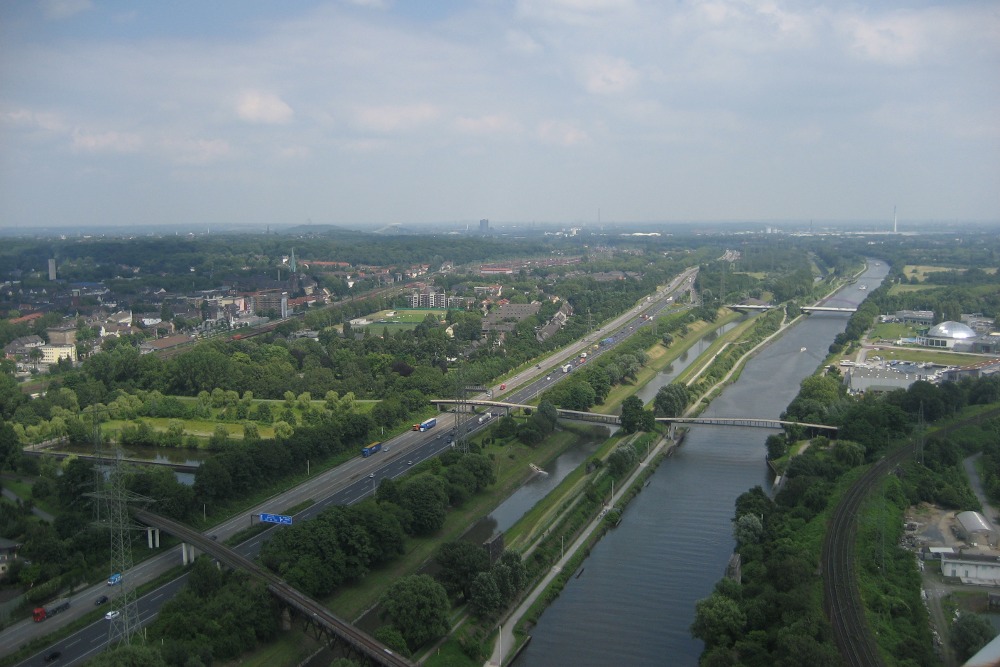 Gasometer Oberhausen - Ausblick von oben