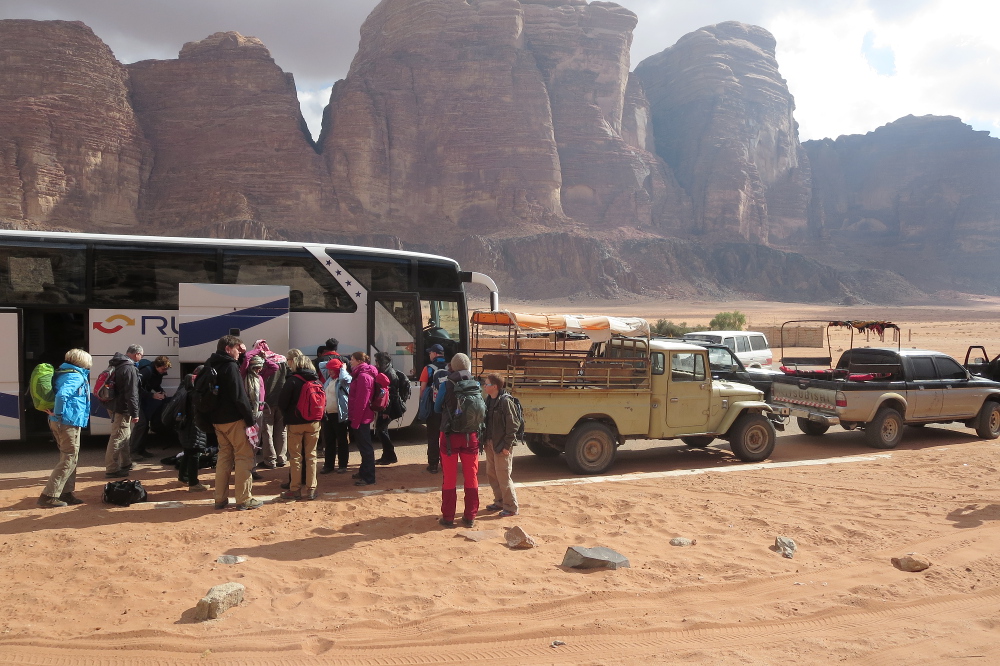 Jordanien – Umsteigen auf die Jeeps