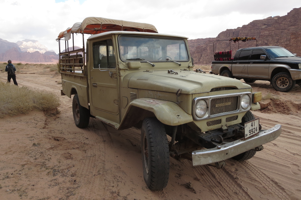 Jordanien – Pickup im Wadi Rum
