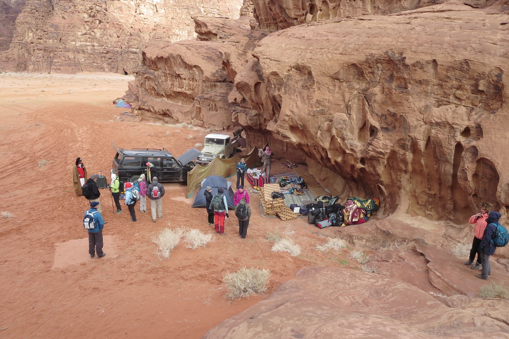 Jordanien – unser Camp im Wadi Rum