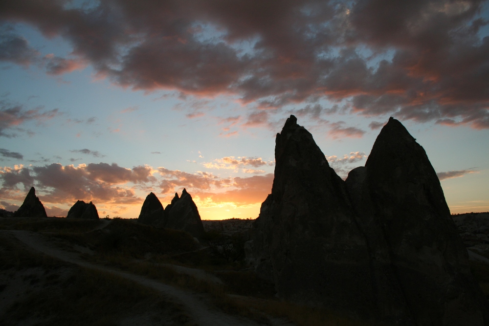 Kappadokien: Sonnenuntergang über Göreme