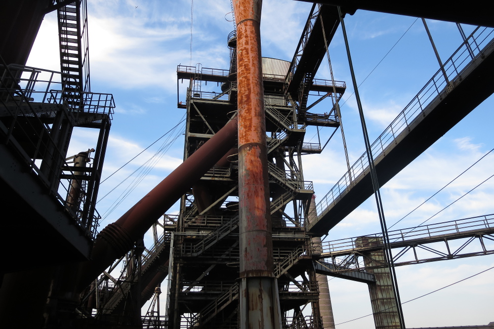 Expedition Stahl - Hochseilgarten im LaPa Duisburg-Nord