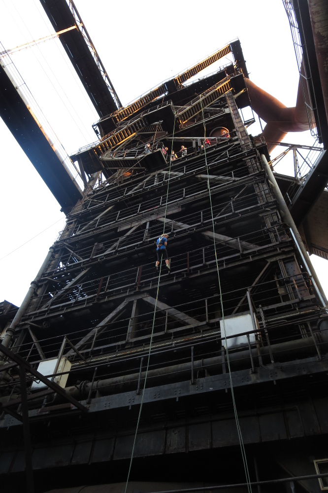 Expedition Stahl - Hochseilgarten im LaPa Duisburg-Nord