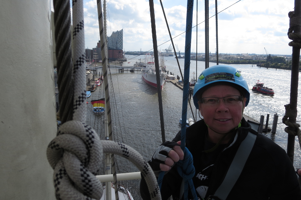 Klettern auf der Rickmer Rickmers