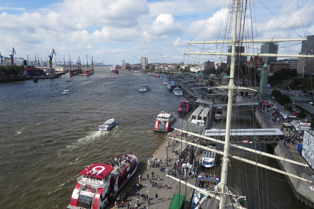 Klettern auf der Rickmer Rickmers