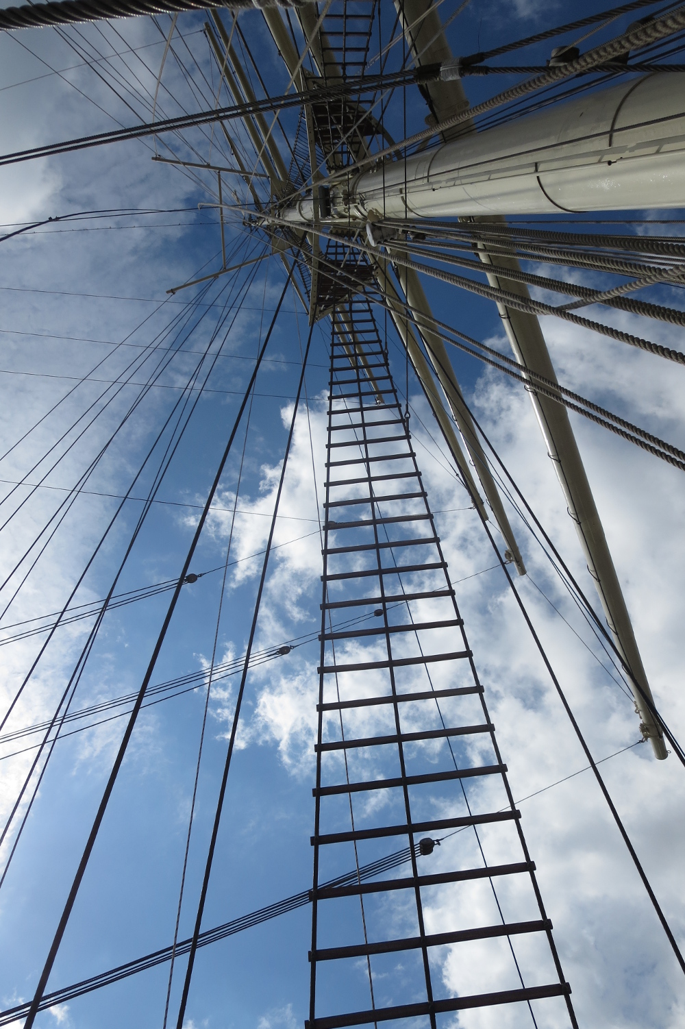 Klettern auf der Rickmer Rickmers