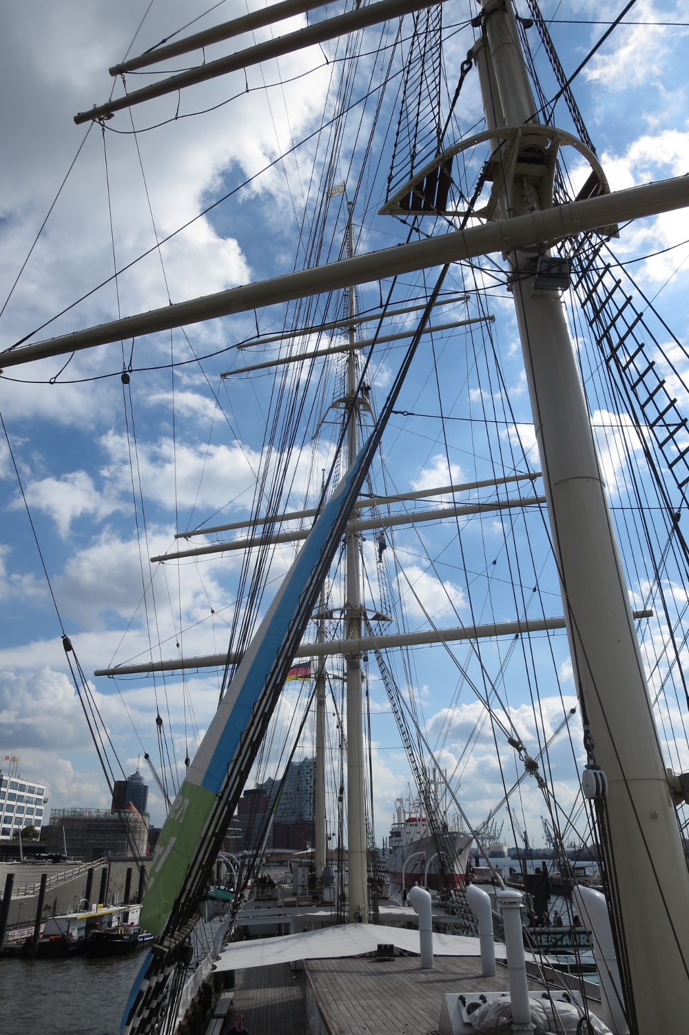 Klettern auf der Rickmer Rickmers