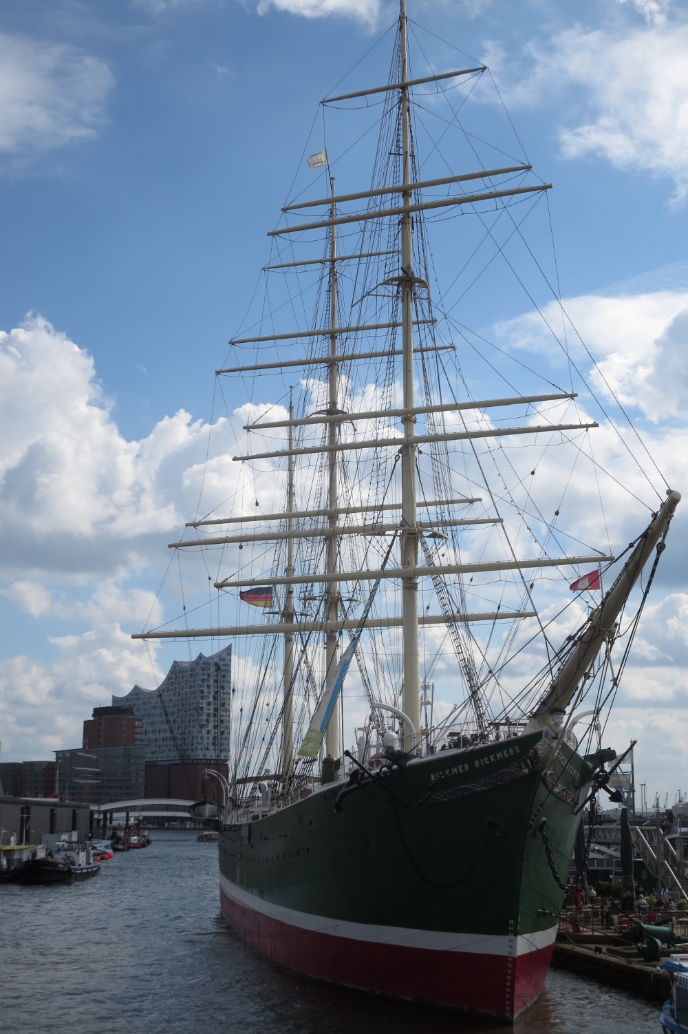 Klettern auf der Rickmer Rickmers