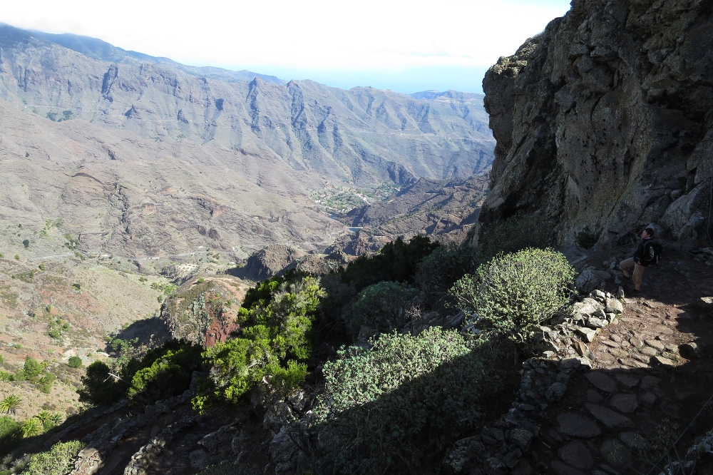 La Gomera: Hoch über La Laja