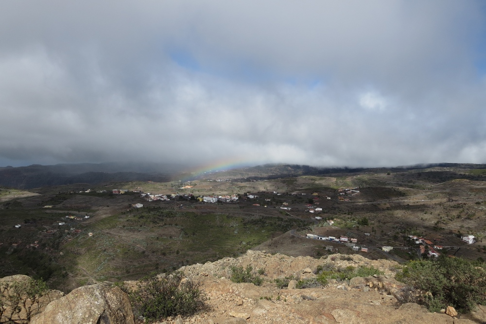 La Gomera: Regenbogen über Chipude