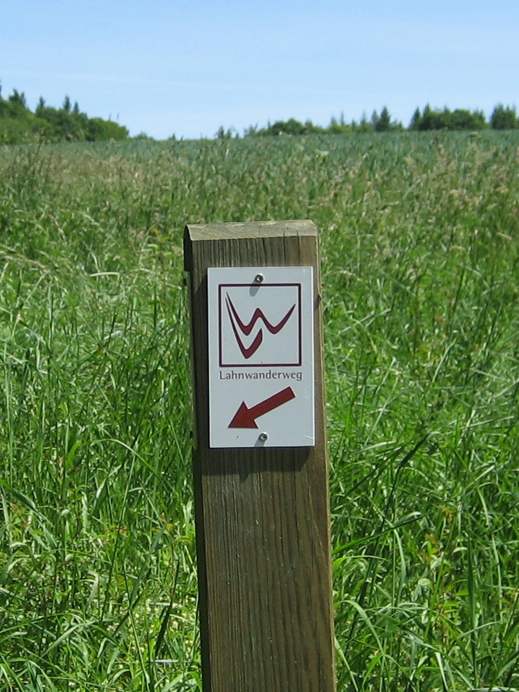 Wegmarkierung Lahnwanderweg
