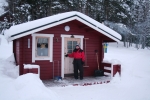 Lapplands Drag: Unsere Hütte