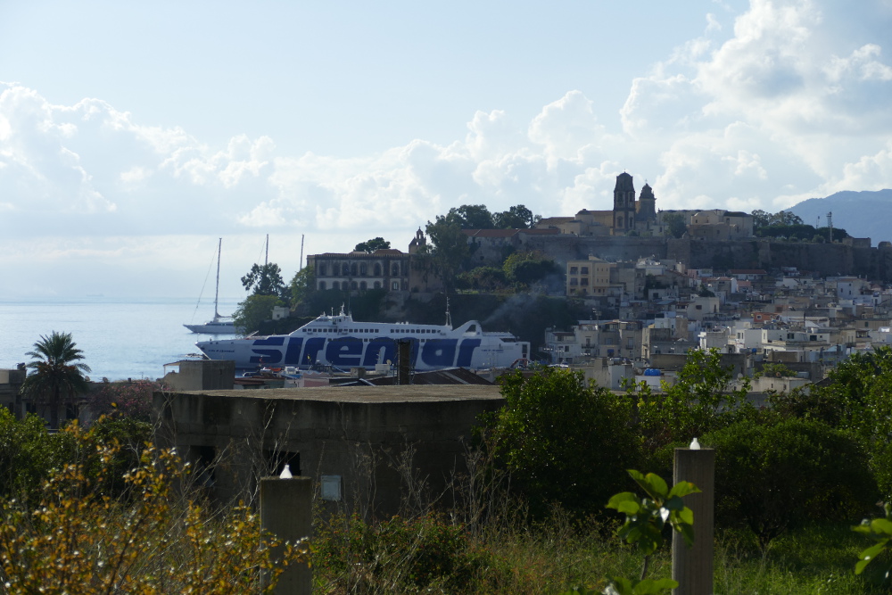 Liparische Inseln - Blick von der Terrasse