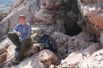 Mallorca - Am Einstieg in die Höhle